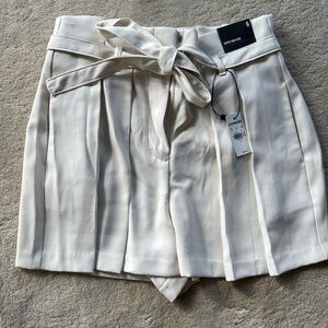 Express Super High Rise Paper bag Shorts